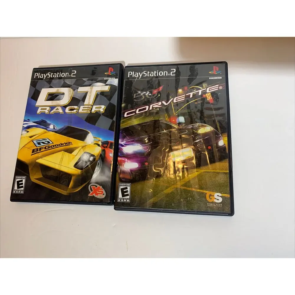 Lot of 5 Racing Games PS2 PlayStation2 Corvette, DT Racer, ATV 2, TT Superbikes